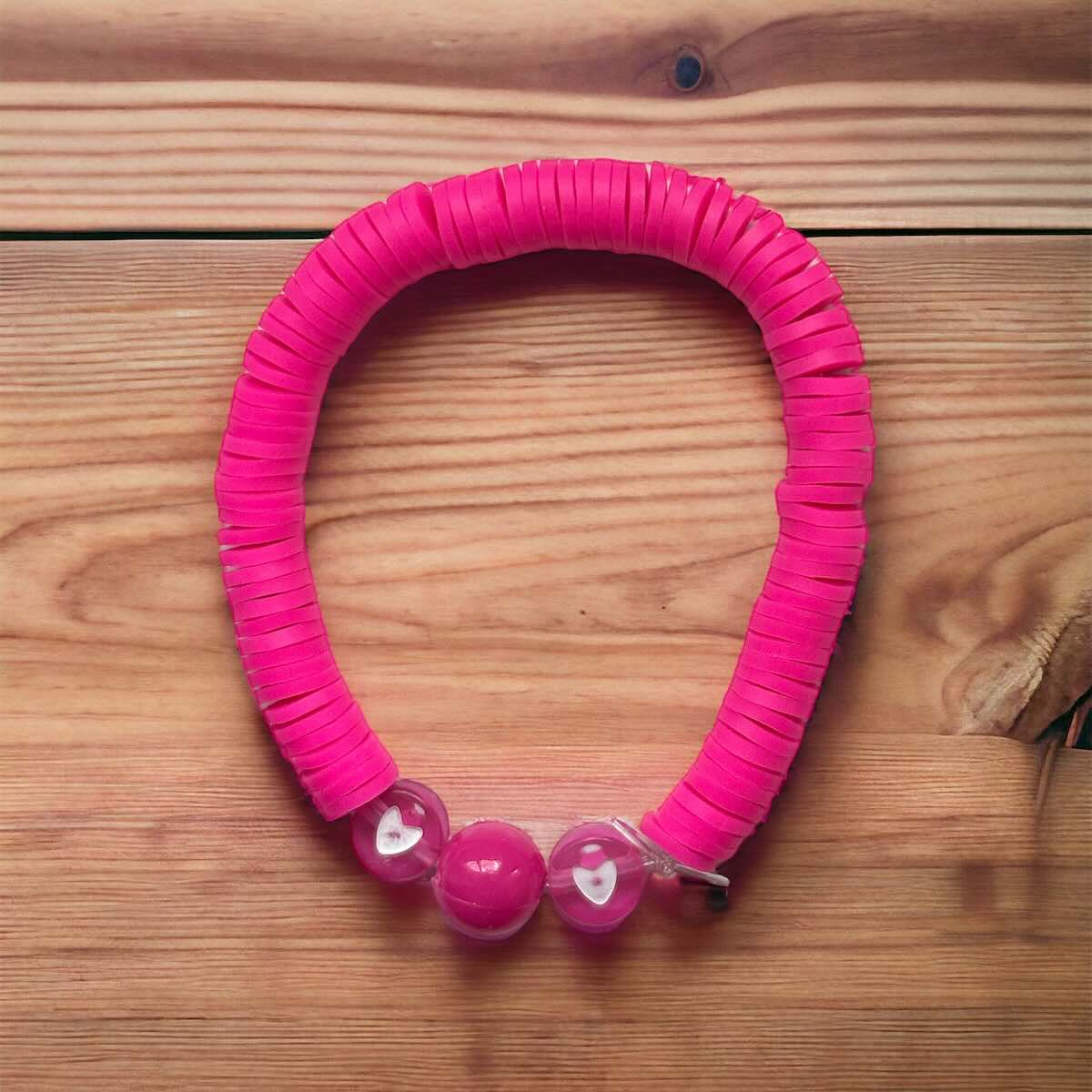 Pink Heart Bracelet