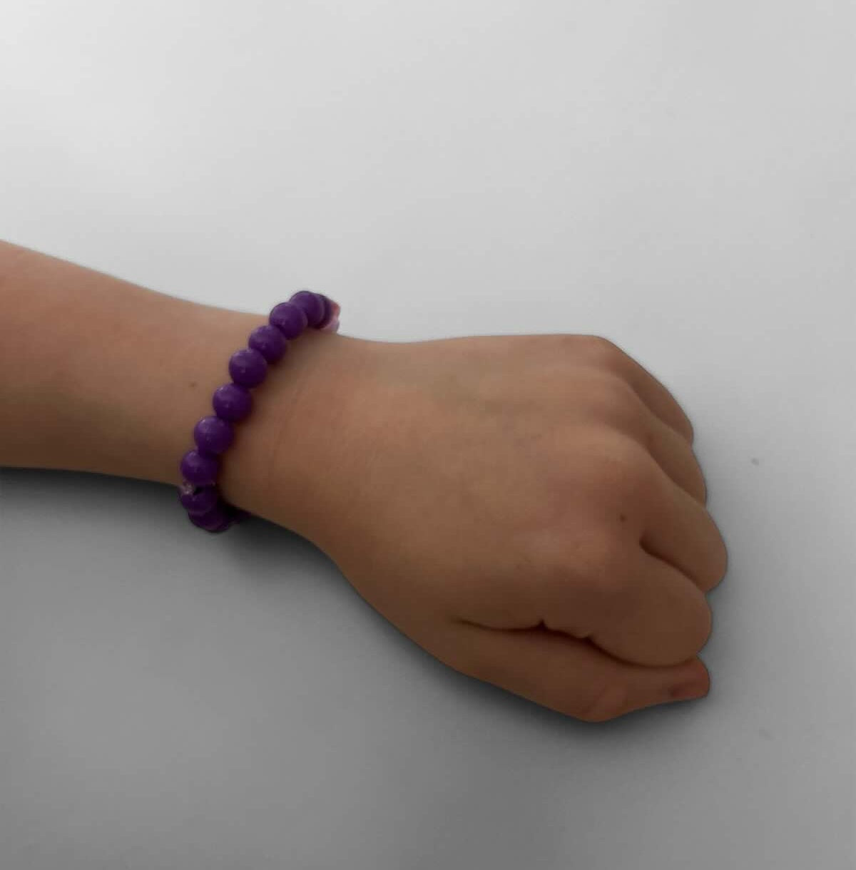 Purple Slogan Bracelets